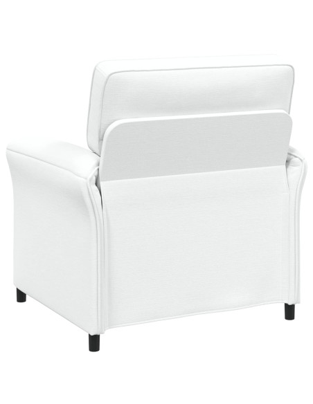 Set di divani 2 pz Bianco Tessuto