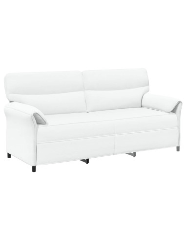 Set di divani 2 pz Bianco Tessuto