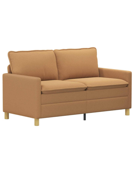 Set di divani 2 pz Beige Tessuto