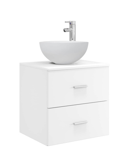 Set di Armadi da Bagno 3 pz Bianco 49,5 x 41 x 64,5 cm