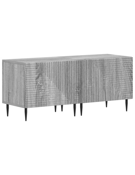 Mobile TV LED a 3 pezzi Sonoma grigio Legno ingegnerizzato