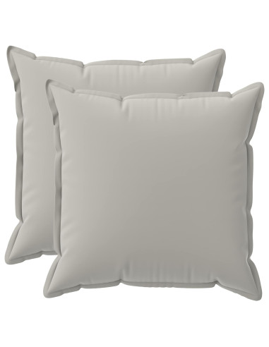 Federa 2 pz HOUTEN Grigio 70 x 70 cm Poliestere