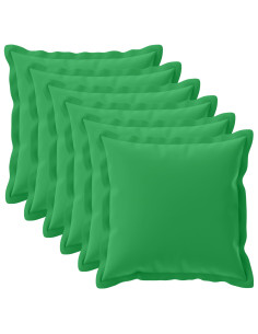 Federa 6 pz HOUTEN Verde 70 x 70 cm Poliestere
