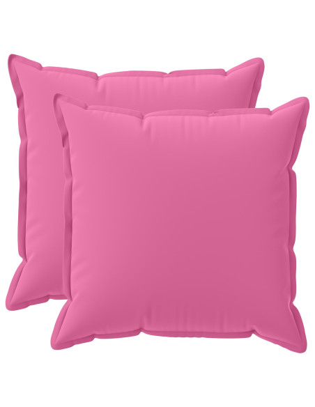 Federa 2 pz HOUTEN Rosa 70 x 70 cm Poliestere
