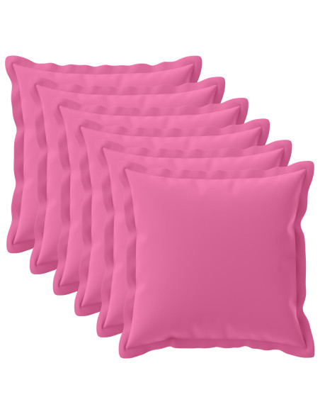 Federa 6 pz HOUTEN Rosa 70 x 70 cm Poliestere
