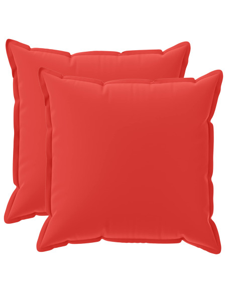 Federa 2 pz HOUTEN Rosso 70 x 70 cm Poliestere