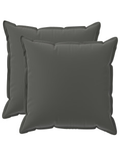 Federa 2 pz HOUTEN Antracite 80 x 80 cm Poliestere