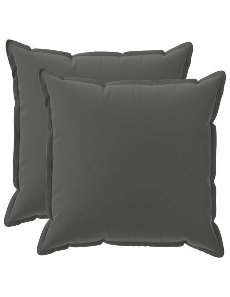 Federa 2 pz HOUTEN Antracite 80 x 80 cm Poliestere