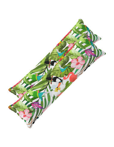 Federa 2 pz HOUTEN Nero 40 x 145 cm Poliestere