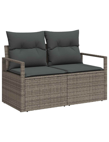 Set di divani 8 pz Grigio e Grigio Scuro