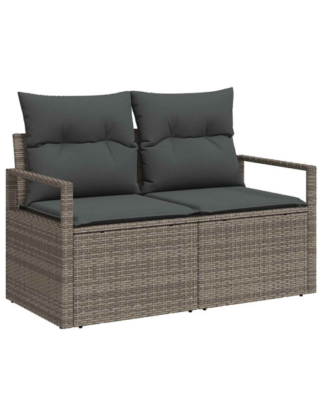Set di divani 8 pz Grigio e Grigio Scuro