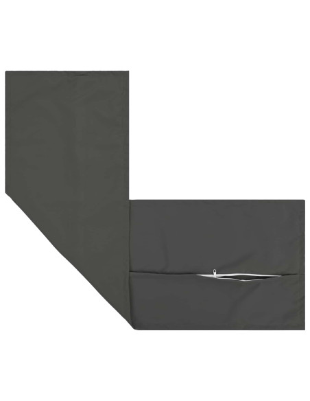 Federa 2 pz HOUTEN Antracite 40 x 145 cm Poliestere