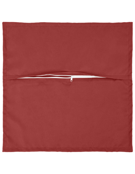 Federa 12 pz HOUTEN Rosso Vino 40 x 40 cm Poliestere