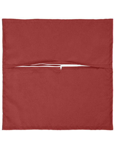 Federa 6 pz HOUTEN Rosso Vino 40 x 40 cm Poliestere
