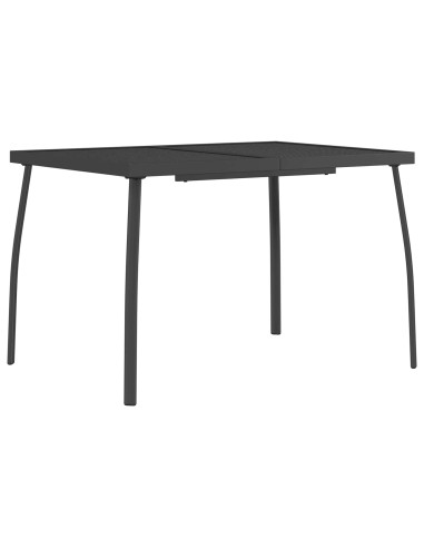 Set da pranzo 5 pz Antracite Acciaio