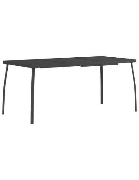 Set da pranzo 5 pz Antracite Acciaio