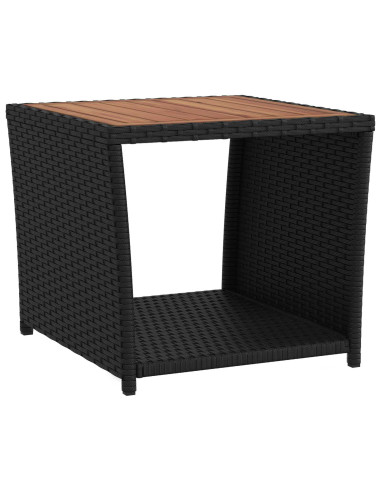 Set Lounge da Giardino 3 pz Nero