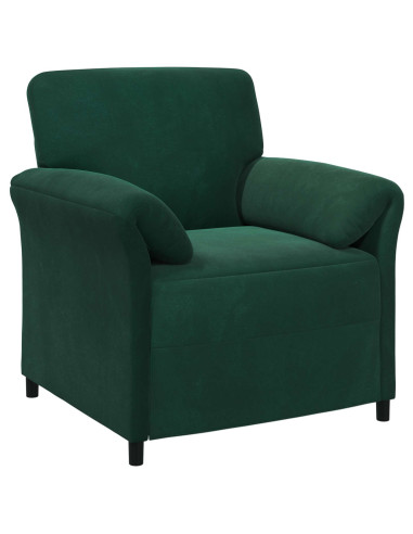 Set di divani 2 pz Verde Scuro Velluto