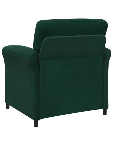 Set di divani 2 pz Verde Scuro Velluto