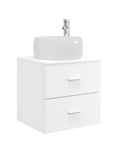 Set di mobili per il bagno 3 pz Bianco 49,5 x 44,5 x 66 cm