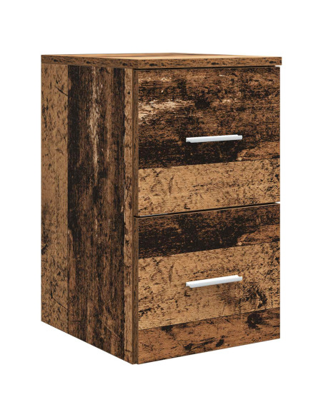 Set di mobili per il bagno 3 pz Legno antico