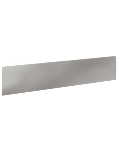 Bordura per Prato 10 pz 100 x 22 cm Acciaio Argento 2