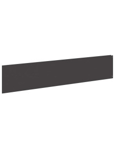 Bordura per Prato 10 pz 100 x 22 cm Acciaio Nero 2