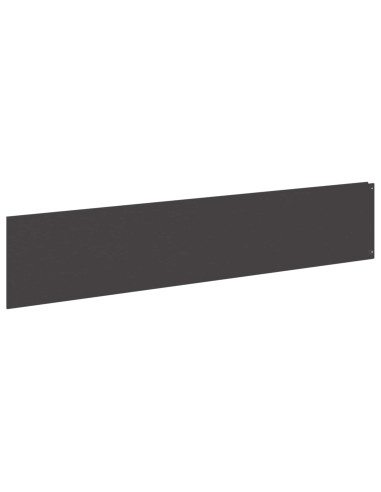 Bordura per Prato 10 pz 100 x 22 cm Acciaio Nero