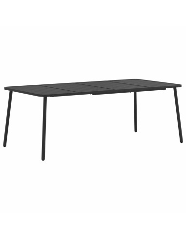 Set da pranzo 9 pz Antracite Acciaio