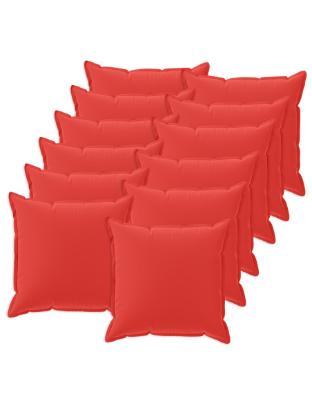 Federa 12 pz HOUTEN Rosso 40 x 40 cm Poliestere