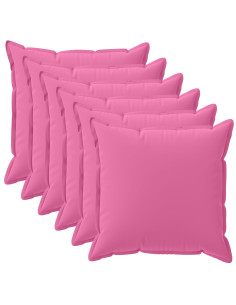 Federa 6 pz HOUTEN Rosa 40 x 40 cm Poliestere