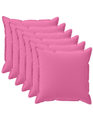 Federa 6 pz HOUTEN Rosa 40 x 40 cm Poliestere