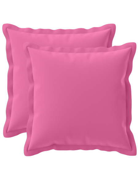 Federa 2 pz HOUTEN Rosa 40 x 40 cm Poliestere