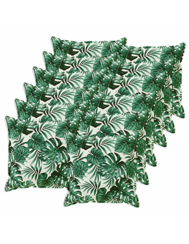 Federa 12 pz HOUTEN Motivo a Foglie 40 x 40 cm Poliestere