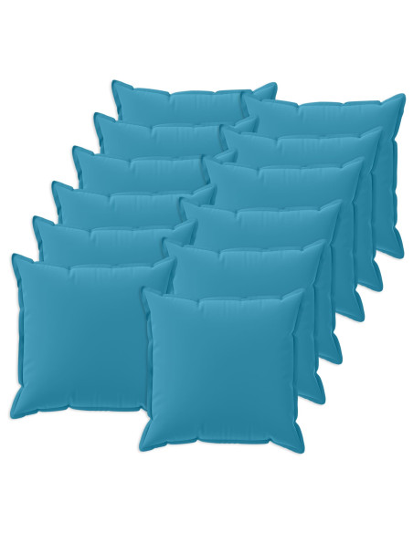 Federa 12 pz HOUTEN Azzurro 40 x 40 cm Poliestere