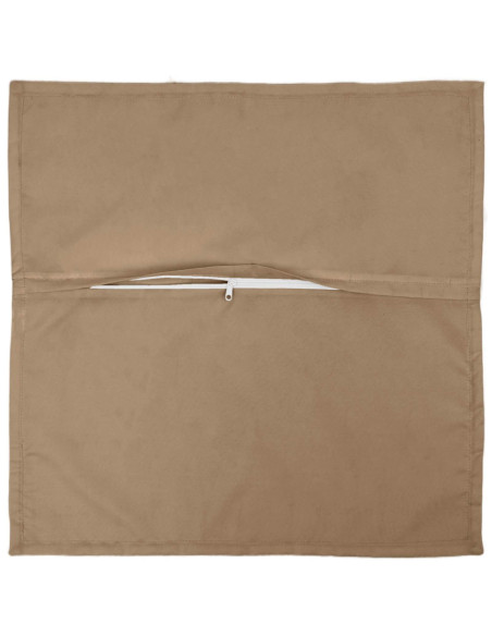 Federa 12 pz HOUTEN Tortora 40 x 40 cm Poliestere