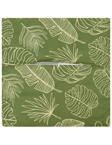 Federa 6 pz HOUTEN Design a foglia 40 x 40 cm Poliestere