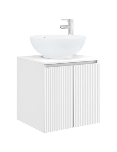 Set di Armadi da Bagno 3 pz Bianco 49,5 x 44,5 x 65 cm