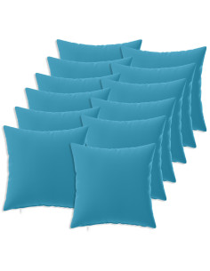 Federa 12 pcs HEERLEN Azzurro 50 x 50 cm Poliestere