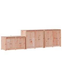 Mobile da cucina da esterno MEPPEL 3 pz Bianco 2
