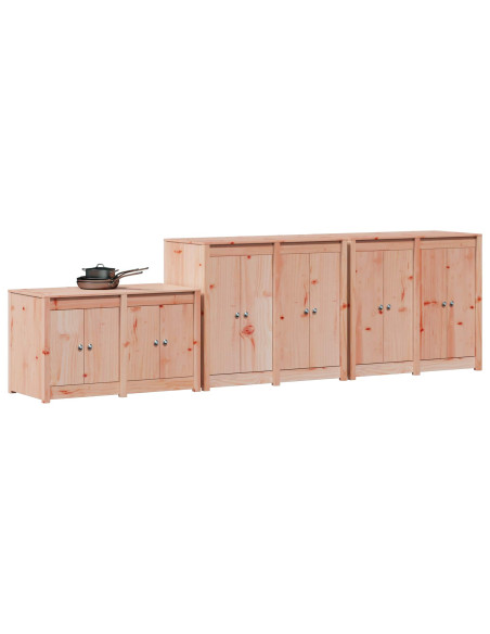 Mobile da cucina da esterno MEPPEL 3 pz Bianco