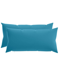 Federa 2 pcs HEERLEN Azzurro 40 x 80 cm Poliestere