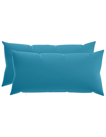 Federa 2 pcs HEERLEN Azzurro 40 x 80 cm Poliestere