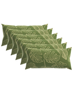 Federa 6 pcs HEERLEN Design a foglia 40 x 80 cm Poliestere