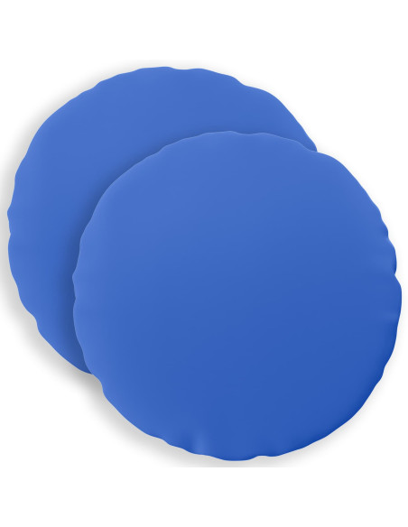 Federa 2 pcs HEERLEN Blu Reale Ø 50 cm Poliestere