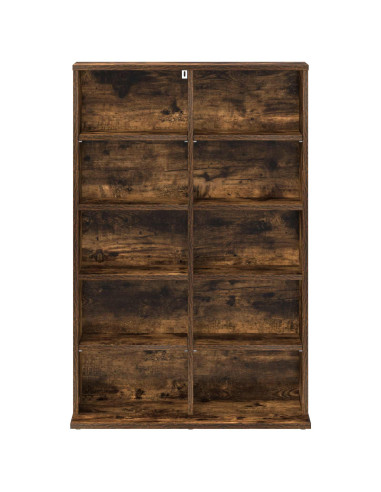 Mobile per CD Rovere Fumo 65 x 23,5 x 97,5 cm