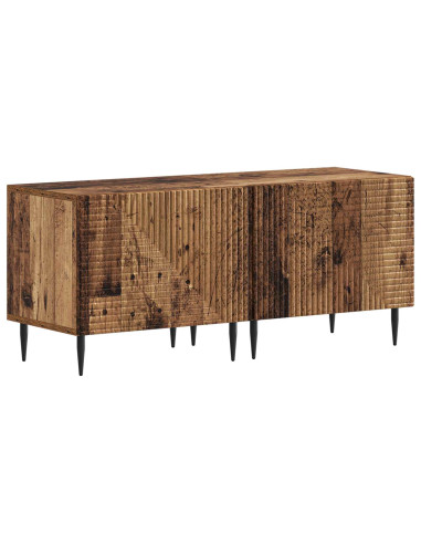 Mobile TV LED a 3 pezzi Legno antico Legno ingegnerizzato