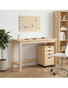 Set di Scrivania e Armadietto 2 pz Marrone