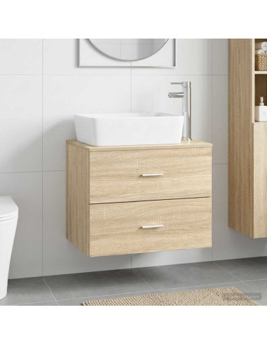 Set di mobili per il bagno Rovere Sonoma Legno ingegnerizzato