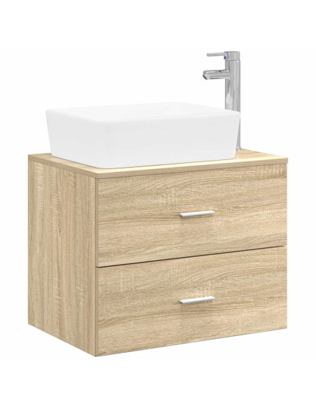 Set di mobili per il bagno Rovere Sonoma Legno ingegnerizzato